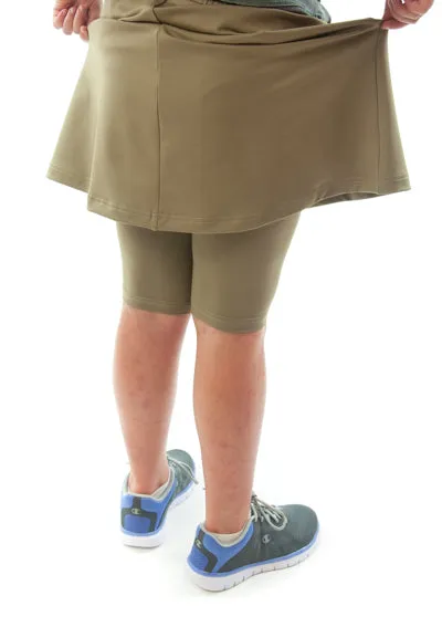 Athletic Exercise Skirt /  Girls Plus Size