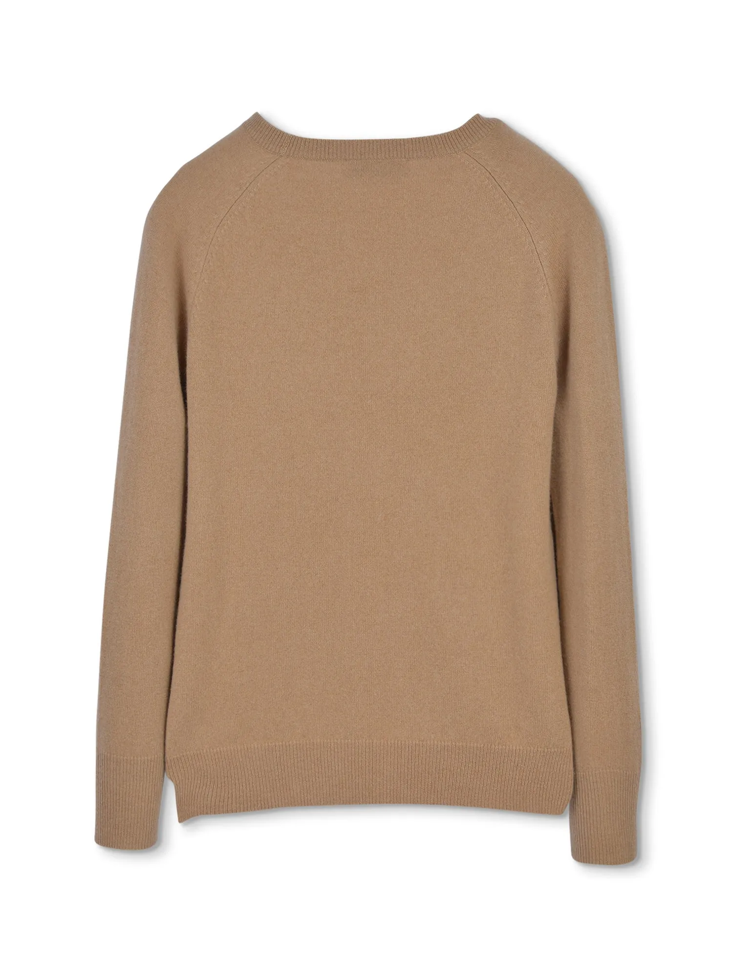 Classic Crew Neck Sweater_Camel
