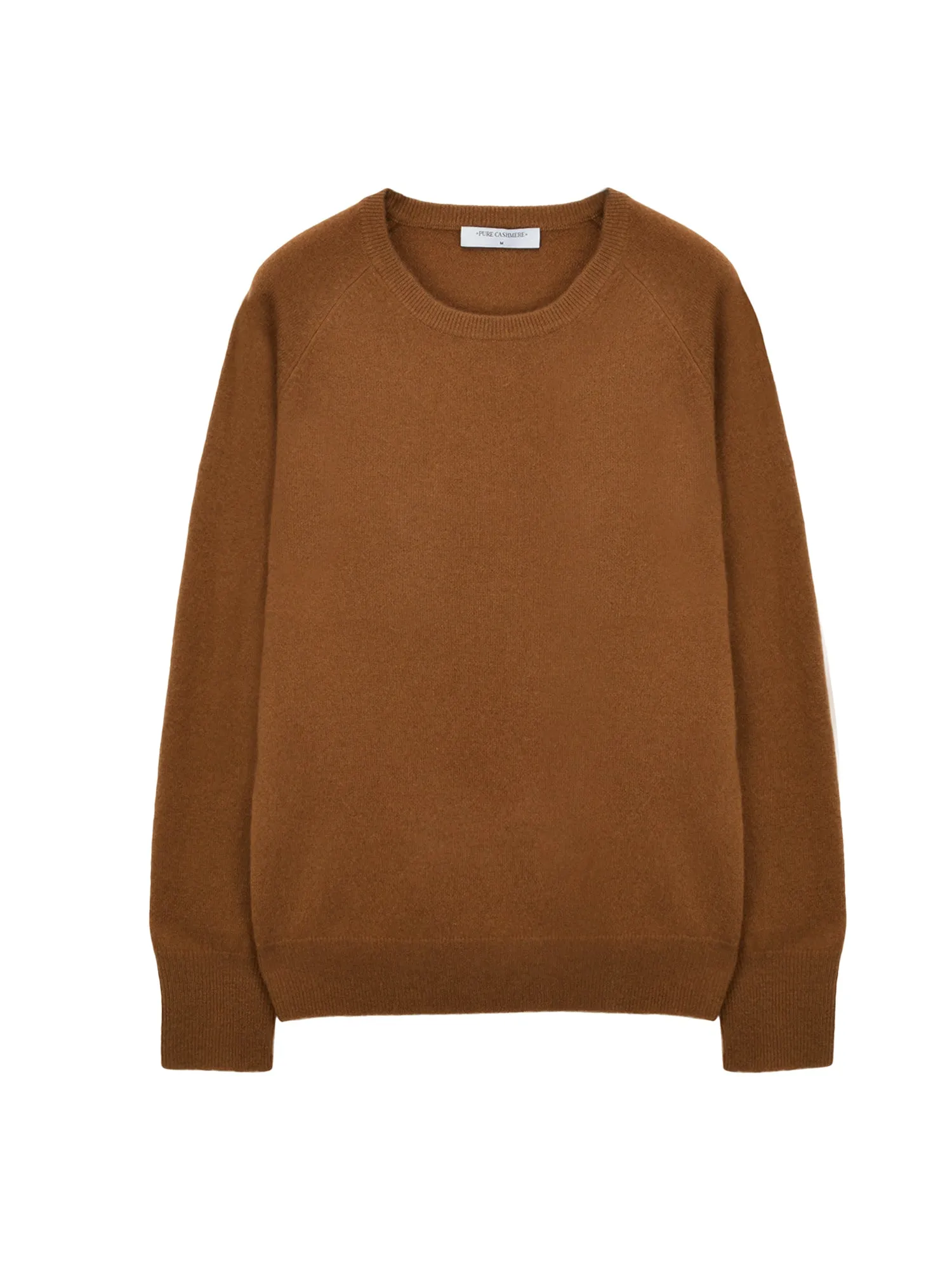 Classic Crew Neck Sweater_Deep Camel