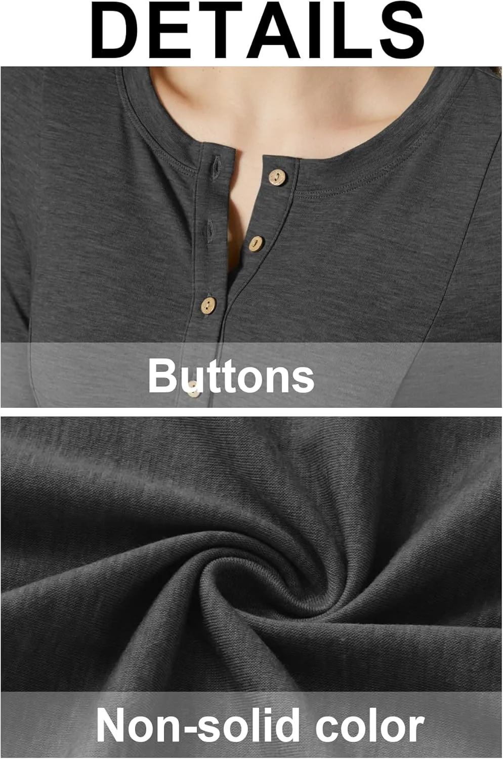 MITILLY Fall Dress for Women 2025 Long Sleeve Maxi Dress Casual Crewneck Button Fit & Flare Flowy Boho Dresses