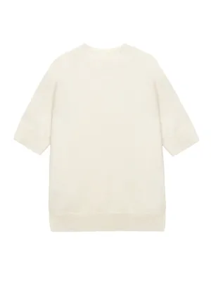 Mockneck Shortsleeve_Ivory