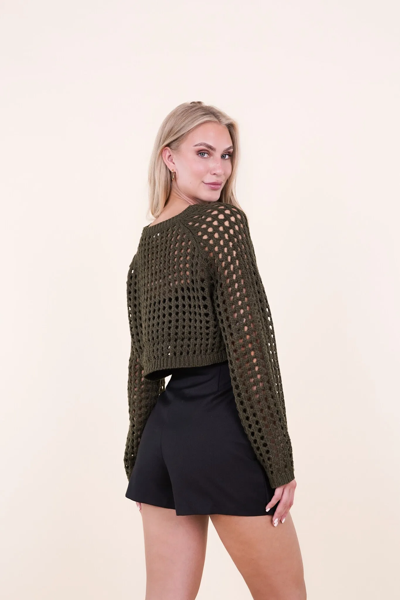Skort dames met splitje zwart