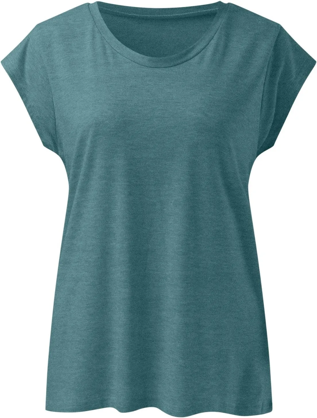 Womens Tops Summer Short Sleeve Shirts Cotton V Neck Basic Cap Sleeve T Shirts Casual Loose Fit Summer Fashion Clothes